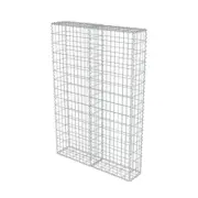 Gabion Wall With Covers Galvanised Steel 100 X 20 X 150 Cm