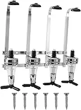 Wall-Mounted Liquor Bar Set 4-Head Precision Pourer ABS Plastic Measuring Cups for Home Bar