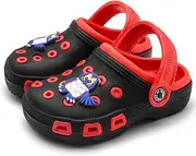 [Mictchz] Toddler Little Kids Clogs Slip On Girls Boys Garden Clogs Summer Non-Slip Lightweight Slide Sandals Shoes Pool Shower Beach Slippers