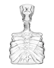 Godinger Skelly Whiskey Decanter with Shot Glass Stopper