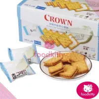 在飛比找蝦皮購物優惠-【foodkitty】 台灣出貨 韓國Crown 多穀牛奶夾