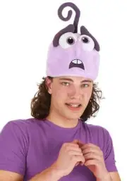 Disney Inside Out Fear Plush Hat for Adults