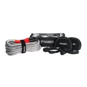 Saber 12K Kinetic Recovery Kit Heavy Duty with 2 20KG Soft Shackles SBR-12KKIT2