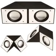 Bluetooth Wireless Speaker, PL-4520 Stereo, Dual Rotating Speaker System