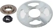 80 Teeth Crankset, 25H Flywheel Sprocket Connector Set, Bicyclecrankset Flywheel Sprocket Connector Kit, Improve Cycling Efficiency Crankset