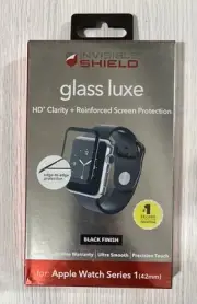 Zagg Invisibleshield Glass Luxe Screen Protector Apple Watch 1 (42mm) Black Edge