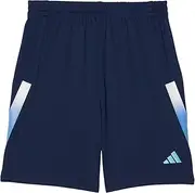[adidas] Boy's Gradient Bold 3-Stripes Shorts (Big Kids) Navy MD (10-12 Big Kid)