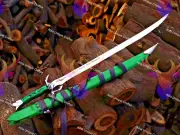 Wheel of Time Heron Mark Custom Handmade BusterbBattle Ready Sword With Scabbard
