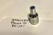 Stanley 4 mm x 1/4" Dr Standard Socket 6 Pt # 86-101 Free Shipping