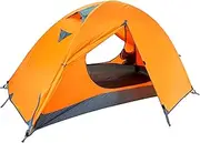 Azarxis 1 2 Man Person 3 Season Tent for Camping Backpacking Hiking Easy Set up Waterproof Lightweight Professional Double Layer Aluminum Rod