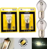 Flosser BA20d S2 35/35W 93939 Two Bulbs Head Light Replacement OE Scooter Bike
