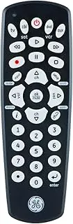 [GE] Universal Remote Control for Samsung, Vizio, LG, Sony, Sharp, Roku, Apple TV, RCA, Panasonic, Smart TVs, Streaming Players, Blu-ray, DVD, 4-Device, Black, 34708