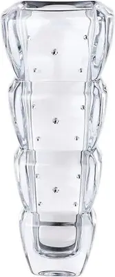 Victoria Bella S010-742 Crystalite Bohemia 11" Height Crystal Vase Tower