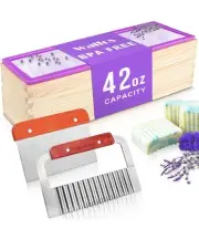 Walfos Silicone Soap Mold - Flexible Rectangular Loaf Mold