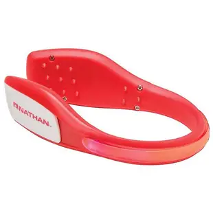NATHAN 美國 LightSpur防水LED鞋環 紅 NA5072NTD《台南悠活運動家》