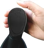 Universal Gear Shift Knob Cover - Silicone 6 Speed Manual Head Cap, Elastic Car Shifter Protector