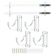 Baseball Bat Wall Mount Holder- 2 Set Acrylic Light Saber Stand Sword Holder