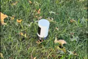 Ring Stick Up Security Camera in ground mount