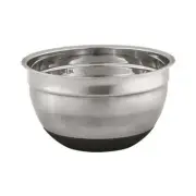 Avanti Stainless Steel 18cm Mixing Bowl Baking/Mixing Container Anti-Slip Silver
