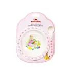Royal Doulton Bunnykins Melamine Suction Bowl & Spoon Set (Heart)