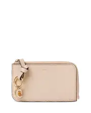 Chloe Alphabet Small Leather Zip Wallet