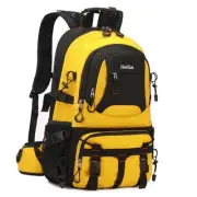Nerlion 40L Hiking Backpack Travel Backpack for Men Women Camping A5- Yellow