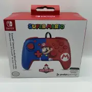 Pdp Faceoff Deluxe+ Audio Wired Controller: Power Pose Mario - Nintendo Switch,