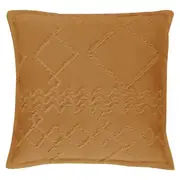 Cleverpolly 100% Premium Microfibre Tufted Cushion Cover - Caramel