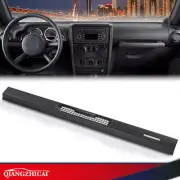 Dash Top Cover Defrost Vent Bezel Trim Black Fit For Jeep Wrangler TJ 97-06
