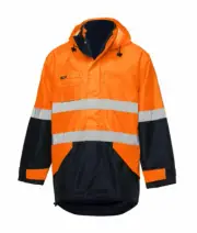 King Gee Workwear 4 In 1 Waterproof Wet Weather Jacket (K55300)