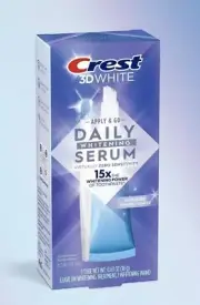 Crest 3D Daily Whitening Serum Apply & Go Advanced Enamel White Exp: 01/2026