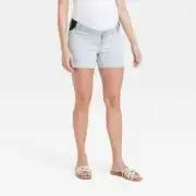 Under Belly Maternity Jean Shorts - Isabel Maternity by Ingrid & Isabel 8
