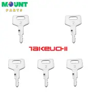 Takeuchi H806 Excavator Keys New Holland Gehl CTL Track Loader Mini 5PC