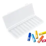 Battery Storage Case Holder Organizer Box For 10 AA AAA Batteries