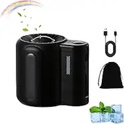 Ergonable Cool Clip, Cool Clip Fan Under Shirt, Bladeless Waist, Jet Dryco Under Shirt Fan,Bladeless Waist Mounted Electric Fan,Usb Rechargeable Belt Clip Fan For Outdoor (1pcs black)