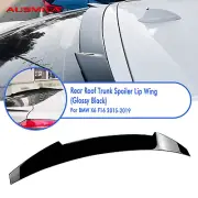 Car Rear Trunk Roof Spoiler Wing Splitter Kit For BMW X6 F16 2015-2019 Black 1PC (for: BMW)