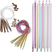 Tunisian Crochet Hooks, Afghan Crochet Hooks, Colorful Crochet Set, Smooth Weave Knitting, Tunisian Crochet Set, Knitting Hook Set, Crochet Tool Kit, Crochet Hooks Set, Knitting Tool Set