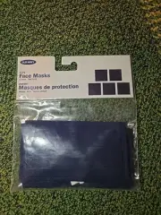 OLD NAVY 5 Pack Adjustable KIDS SIZE Face Masks Navy NEW 100% Cotton
