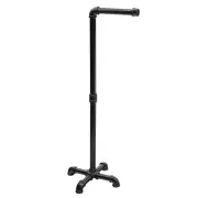 Toilet Paper Holder Stand Rustic Industrial Pipe No Need Drill Steampunk