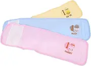 Cotton Bellyband Pack Belly Protectors Gentle Warm Abdomen Wrap Secure Hook Loop Fastening Friendly for Diapers Sleep