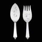Georg Jensen. Sterling Silver Fish Serving Set 531 - Pyramid / Pyramide - NEW.
