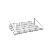 Metro GS1830K4 SmartWall Grid Shelf with Retaining Ledge, Metroseal Gray Epoxy,