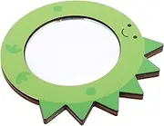 JOINPAYA Handheld Mirror for Toddlers Safe Fun Educational Bath Toy Set Dinosaur Theme