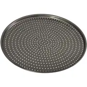 Bakemaster Pizza Crisper Tray Non-Stick Perfect Crust, Grey, 1.0 cm*32.0 cm*32.0 cm