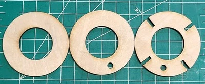 Estes BT-80 x 29mm Plywood Model Rocket Centering Rings Model Rocke Engine Parts