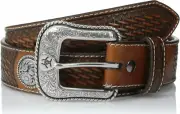 Ariat Men's Basket Stamp Circle Concho Belt-5408
