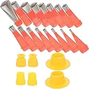 1 Set Finisher Tool Kit Caulk Kit Silicone Caulk Finishing Tool Caulk Extension Nozzle Caulking Tools Finishing Caulking Tips Caulking Finishing Tool
