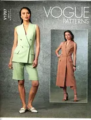 Vogue V1707 Misses 8 to 16 Vest, Shorts and Pants Uncut Sewing Pattern