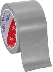 uxcell 2.4"x0.007" Bookbinding Tape, 22 Yard Cloth Bookbinding Repair Tape Book Binding Tape Self Adhesive for Repairing Old Books, Silver