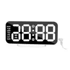 Digital Alarm Clock Bedside Clock 3 Levels Brightness for Dormitory Stylish